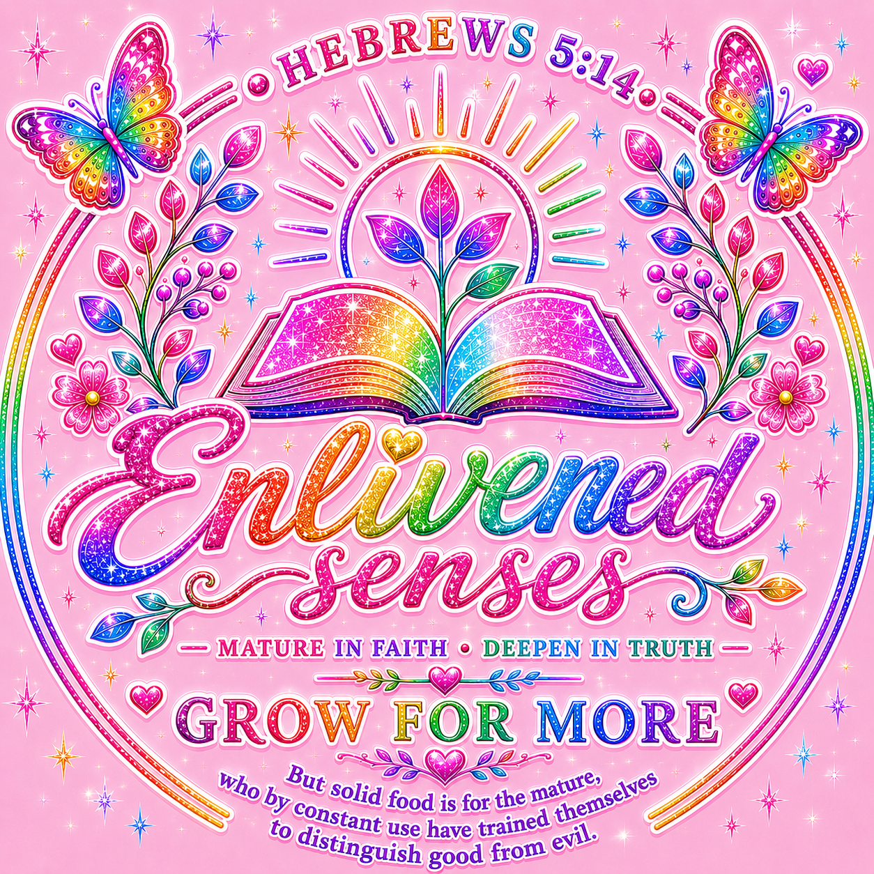 Enlivened Senses — Hebrews 5:14, Grow For More