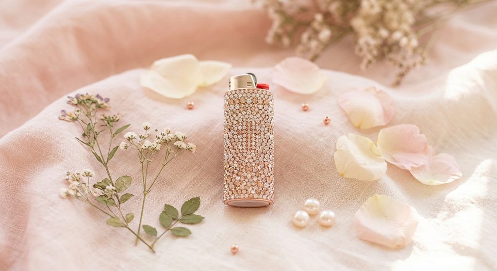 Bedazzled Lighter Cover
