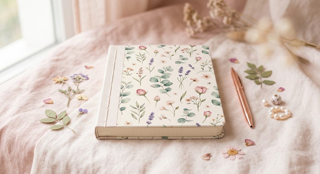 Blush Botanical Notebook