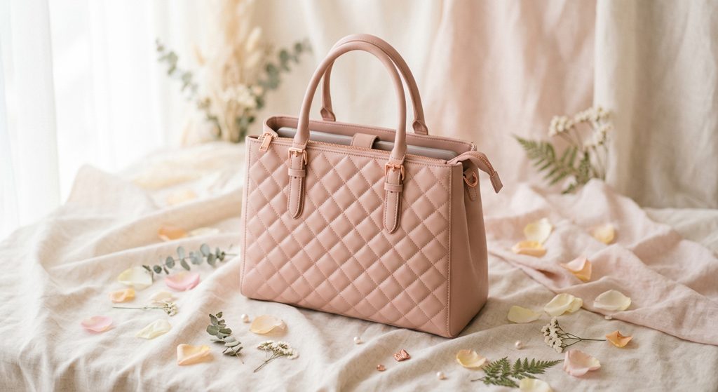 Blush Quilted Carryall