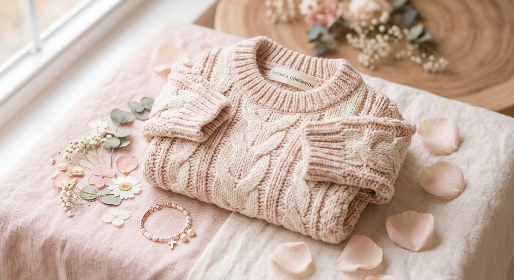 Cable Knit Pet Sweater