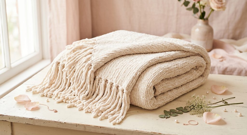 Chenille Throw Blanket
