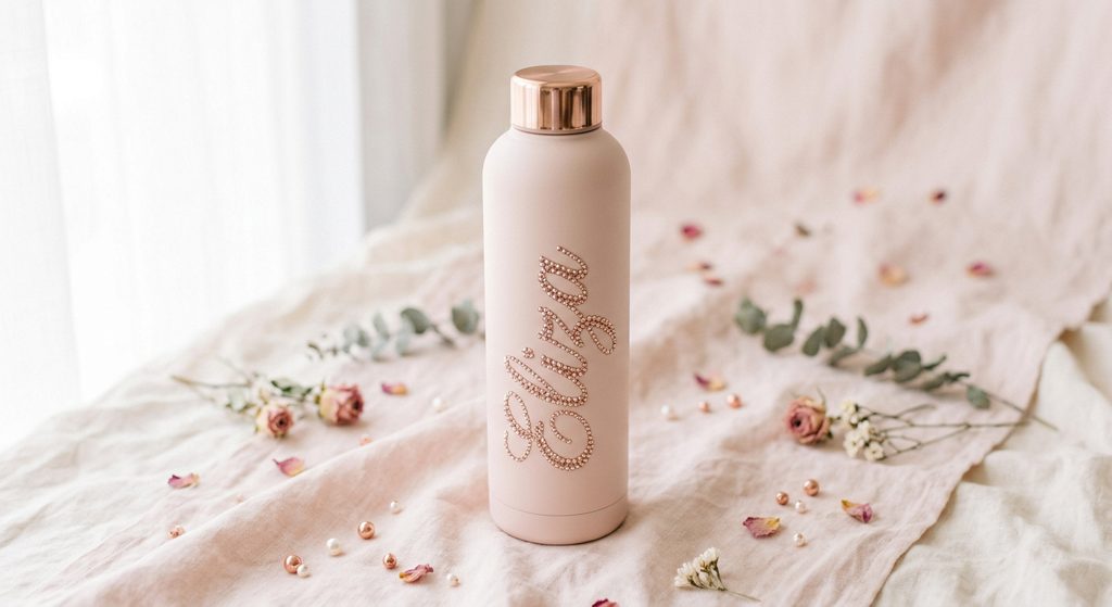 CUSTOM Bedazzled Name Water Bottle